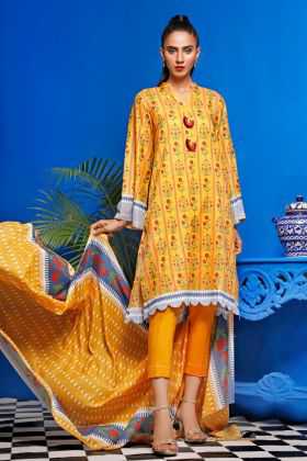 Gul Ahmed Printed Lawn Suit TLP-17 A 2020