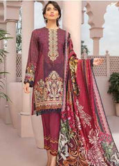 Jazmin Embroidered Linen Winter Collection 02 Jawahar 2019