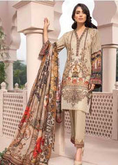 Jazmin Embroidered Linen Winter Collection 04 Elnaaz 2019