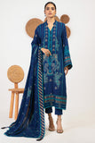 Alkaram JC-6-22-3-Blue Embroidered Jaquard Collection 2022 Online Shopping