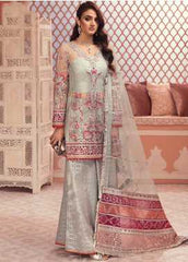 Jeem Embroidered Net Wedding Collection Feroze 2 2019