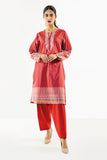 Khaadi J L JLA22218 Red Cambric Lawn 2022 Online Shopping