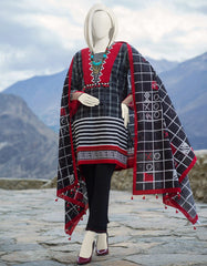JJLS W JW 21 1723 FB Tic Tac Toe Junaid Jamshed Winter Collection 2021