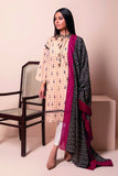 L22107 Beige Khaadi Online Spring Summer 2022