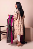 L22107 Beige Khaadi Online Spring Summer 2022