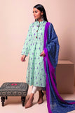 L22107 Blue Khaadi Online Spring Summer 2022