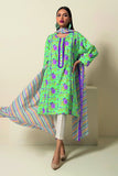 Khaadi L22118 Green Summer Lawn 2022 Online Shopping