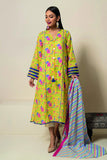 L22118 Yellow Khaadi Online Spring Summer 2022