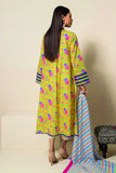 L22118 Yellow Khaadi Online Spring Summer 2022