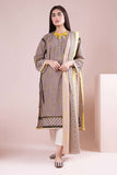 L22121 Brown Khaadi Online Spring Summer 2022