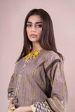 L22121 Brown Khaadi Online Spring Summer 2022