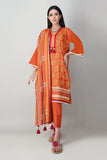 Khaadi Lb21127 Orange Summer Lawn 2021