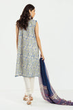 Khaadi L L LLA22241 Blue Cambric Lawn 2022 Online Shopping
