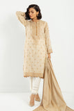 Khaadi L L LLA22244 Beige Cambric Lawn 2022 Online Shopping