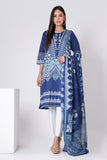 Khaadi L L LLA22304 Blue Cambric Lawn 2022 Online Shopping