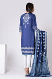 Khaadi L L LLA22304 Blue Cambric Lawn 2022 Online Shopping