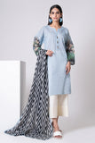 Khaadi L L LLA22308 Blue Cambric Lawn 2022 Online Shopping