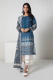 Khaadi L S LSL22302 Blue Cambric Lawn 2022 Online Shopping