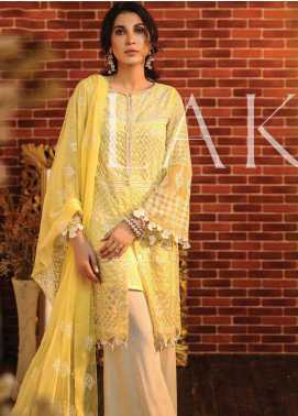 Lakhany Embroidered Chiffon Luxury Collection Design 8002 2019