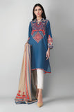 Khaadi M210201 Blue Summer Lawn 2021