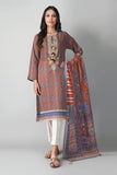 Khaadi M21293 Brown Summer Lawn 2021