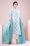 Khaadi M22111 Blue Summer Lawn 2022 Online Shopping