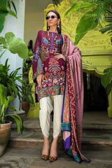 Sana Safinaz Embroidered Winter Mahay Collection Design 001B 2019