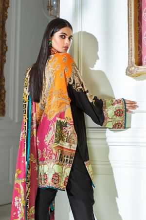 Sana Safinaz Embroidered Winter Mahay Collection Design 006A 2019