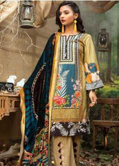 Maira Ahsan Embroidered Linen Winter Collection Design 3 2019