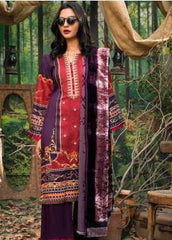 Maira Ahsan Embroidered Linen Winter Collection Design 5 2019