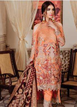 Majestic by Imrozia Embroidered Chiffon Luxury Collection 08 Andesine Obession 2019