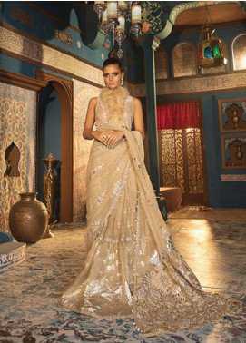 Maria B Embroidered Net Wedding Collection Design 1808 2019
