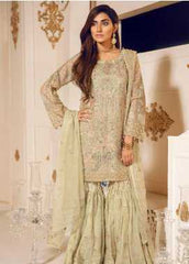 Mashq Embroidered Chiffon Premium Collection 6 Whisper 2019