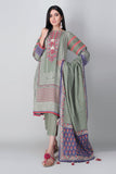 Khaadi Mb21104 Green Summer Lawn 2021