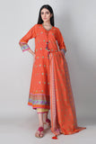 Khaadi Mb21106 Orange Summer Lawn 2021
