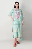 Khaadi Mb21118 Green Summer Lawn 2021