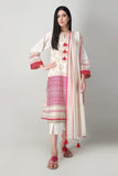 Khaadi Mb21127 White Summer Lawn 2021