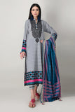 Khaadi Mb21128 Grey Summer Lawn 2021