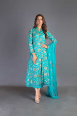 Bareeze Summer Hues Mc677 Sea Green Collection 2021