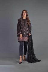 Bareeze Fun E Ajrak Mc705 Black Collection 2021