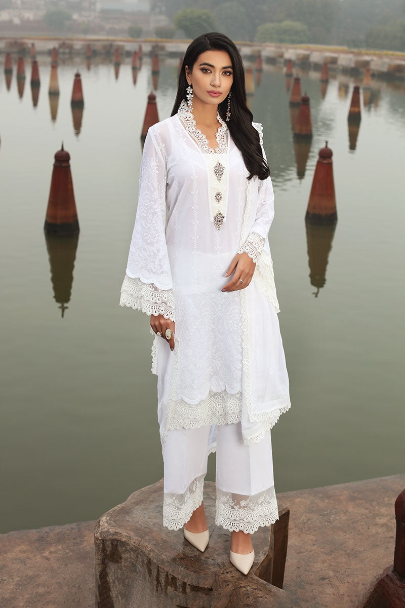 Bareeze MC834 White Summer Embroidered Lawn 2022 Online Shopping