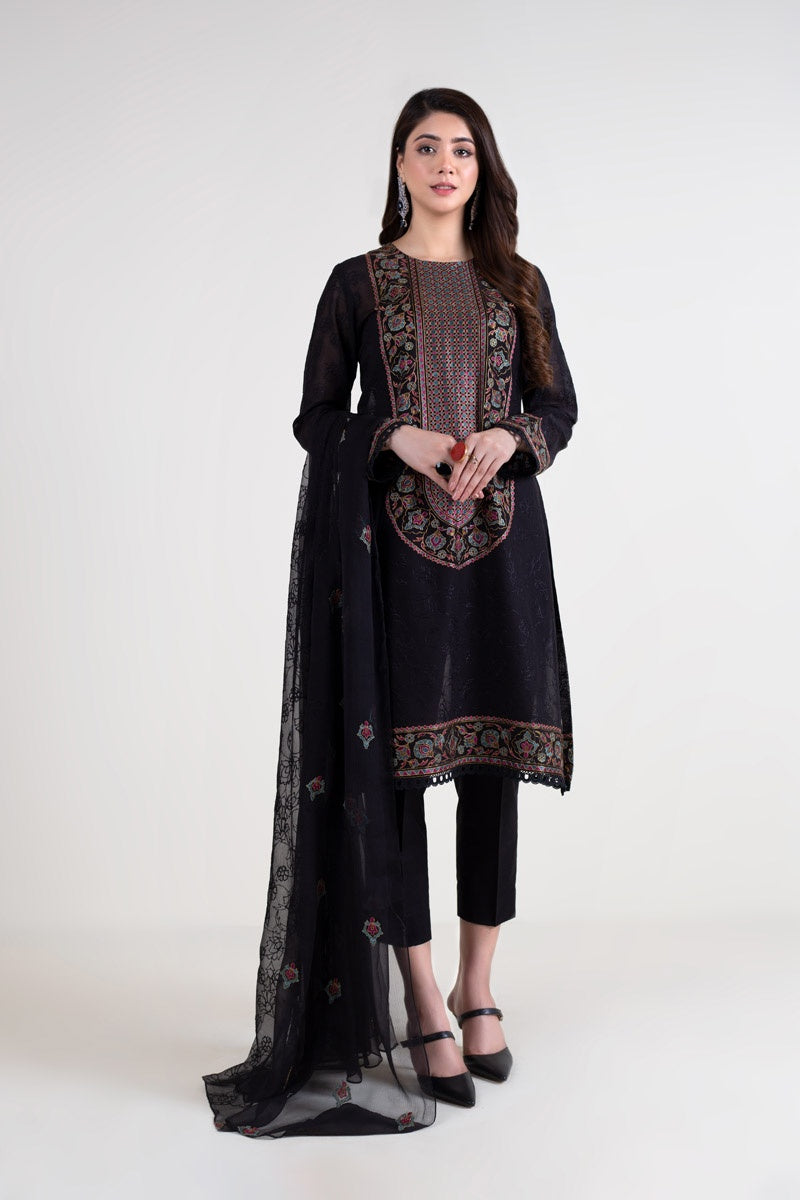 Bareeze MC910 Black Summer Embroidered Lawn 2022 Online Shopping