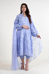 Bareeze MC916 Sky Blue Summer Embroidered Lawn 2022 Online Shopping