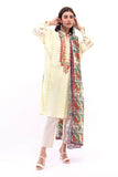 Khaadi MDO22203 Beige Eid Lawn Collection 2022 Online Shopping