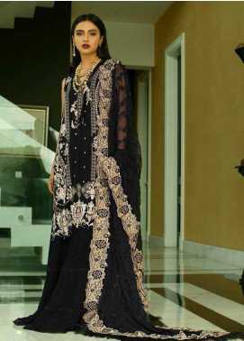 Mina Hasan Embroidered Chiffon Luxury Collection Design 6 2019