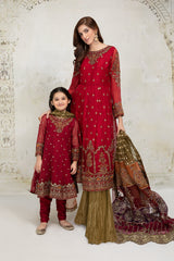 Red SF-EA21-12 Maria B Mommy & Me 2021