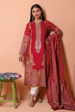 Khaadi MLA22207 Red Eid Lawn Collection 2022 Online Shopping