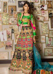 Momal Khan Embroidered Stitched Bridal Suit Wedding Collection Design 02b Swarthy 2019