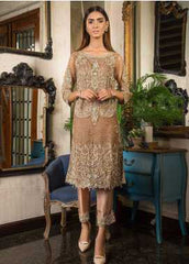 Momal Khan Embroidered Stitched Bridal Suit Wedding Collection Design 10b Magic City 2019