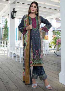 Monsoon by Al Zohaib Printed Cambric Winter Collection Design 8b 2019